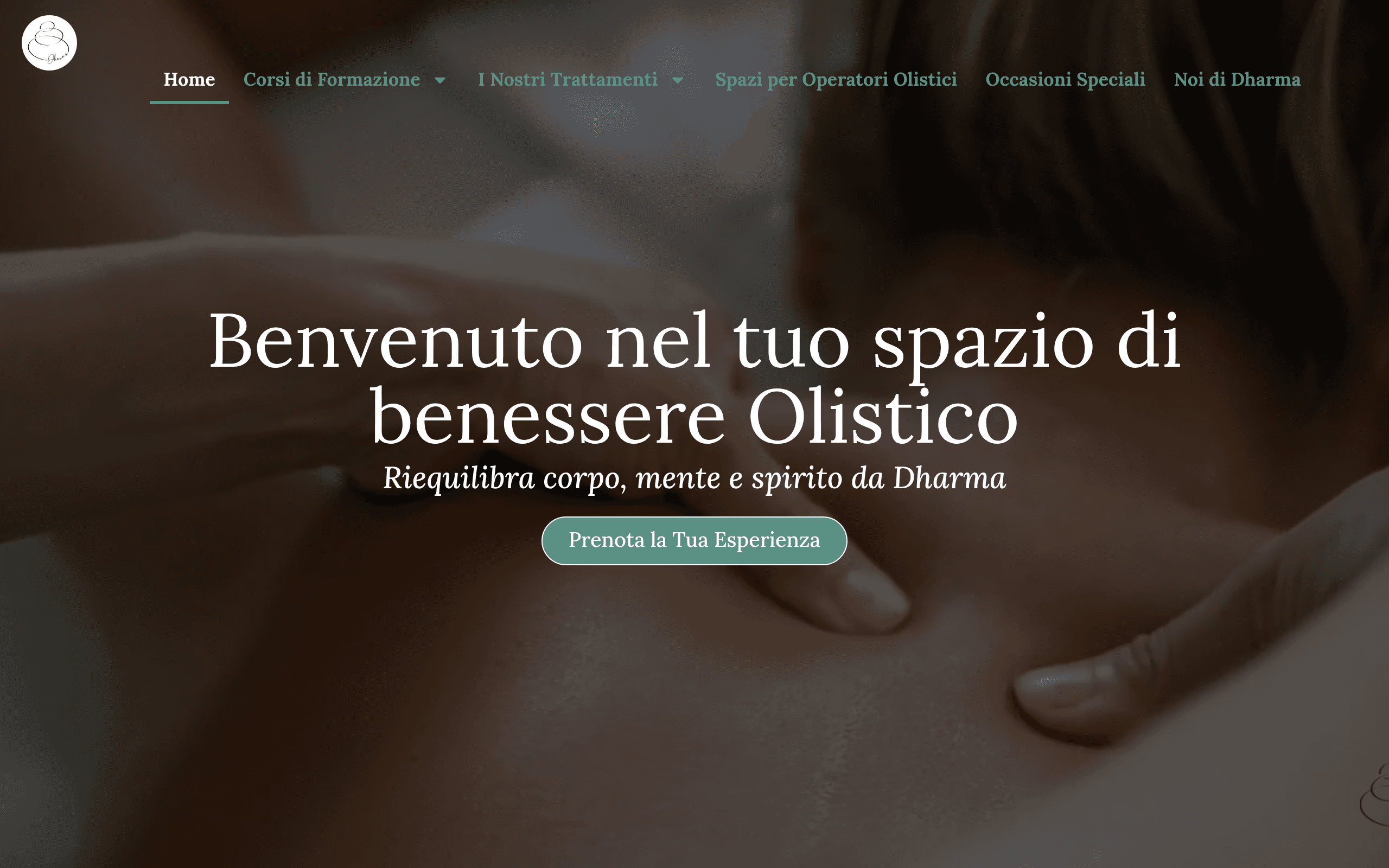 Spazio Dharma — screenshot del sito spaziodharma.it